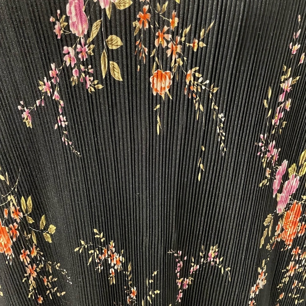 Essential by ABS Floral Black Kimono size XS - Picture 4 of 5